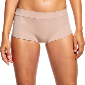 Chantelle Culotte Donna Nero Avorio Morbida Invisibile-0