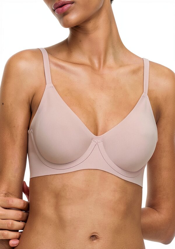 Reggiseno Chantelle Donna Beige Elastico Ferretti Flessibili-0