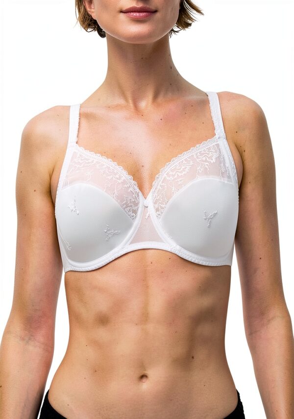 Reggiseno Chantelle donna ferretto lattice coppe ricamo-0