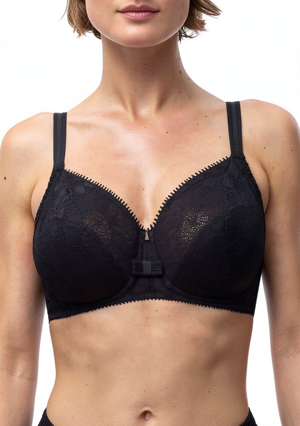 Reggiseno Chantelle con ferretto coprente nero intimo donna