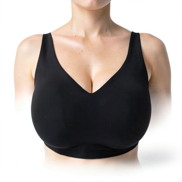 Reggiseno senza fili Chantelle donna nero morbido design-4