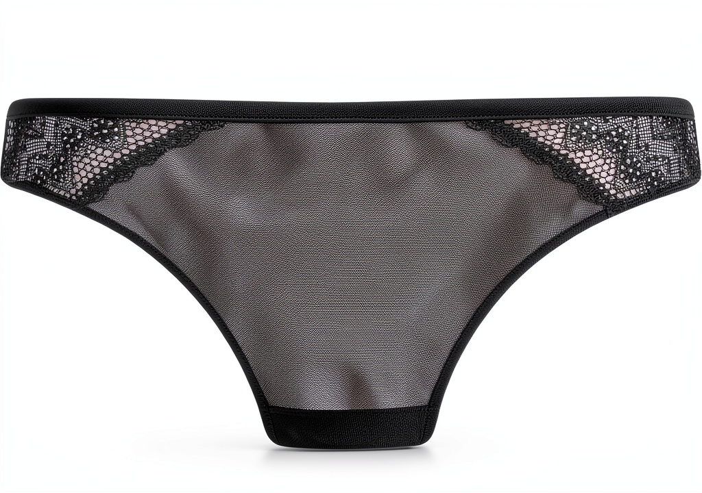 Slip Chantelle Révèle moi nero su sfondo neutro