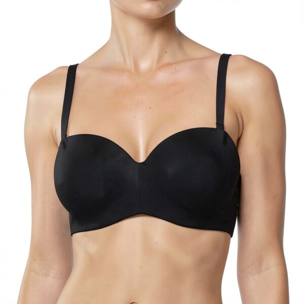 Chantelle Reggiseno Nero Convertibile Senza Spalline Donna-3