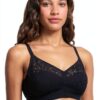 Chantelle Reggiseno Donna Pizzo Senza Aste Nero 13F8-1