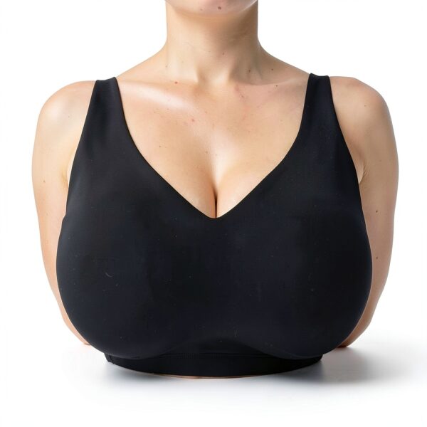 Reggiseno senza ferretto Chantelle donna nero morbido-4