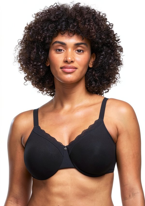 Reggiseno Chantelle C Comfort Copertura Completa Nero Donna