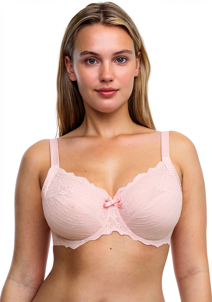 'Reggiseno Chantelle Rive Gauche indossato in Nero su sfondo neutro'