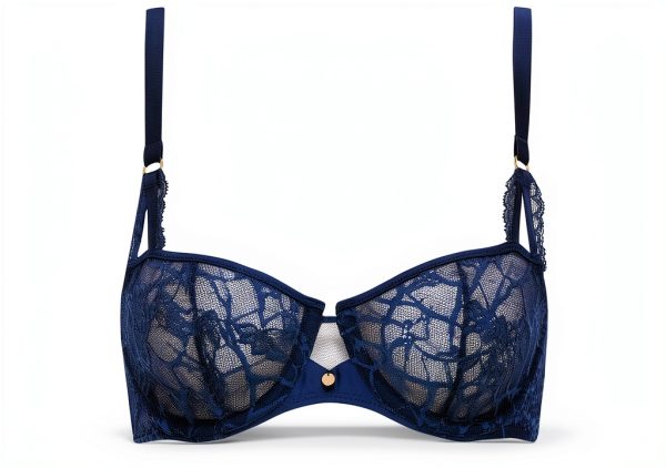 Chantelle Reggiseno Balcone Pizzo Donna Intimo Blu
