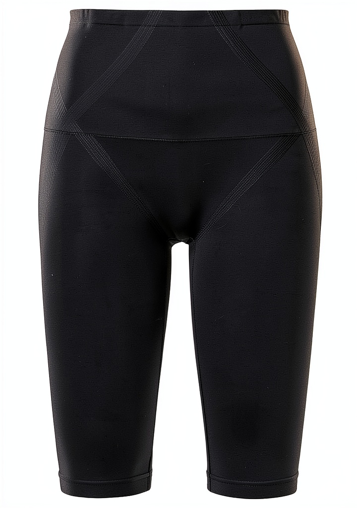 Pantaloncini lunghi Chantelle neri modellanti su manichino